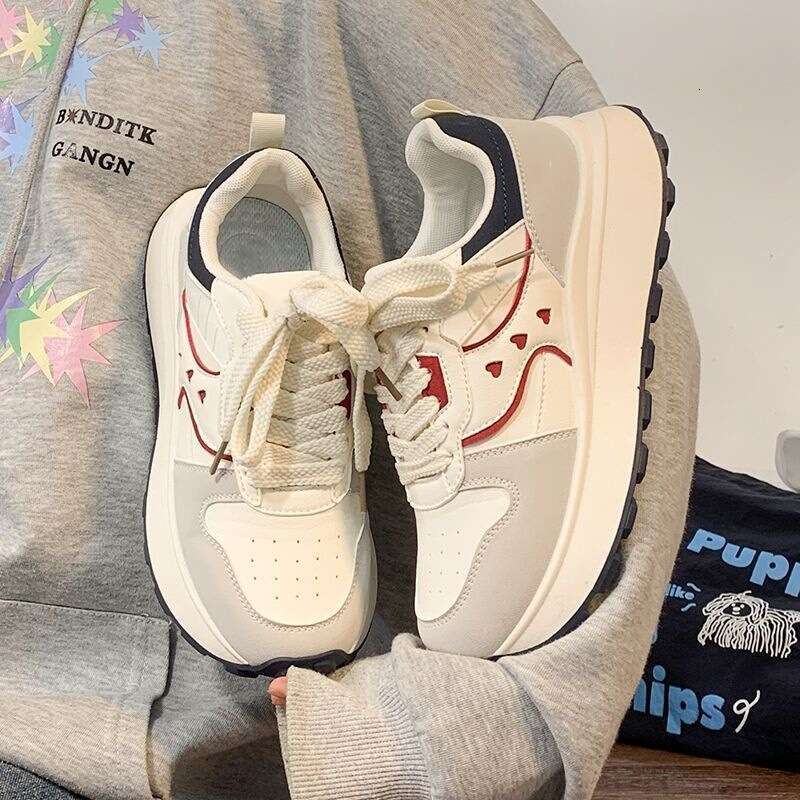 Designer Shoe Platform Sneakers for Women Spring Autumn 2025 New Casual Ins Niche Shoes Trend