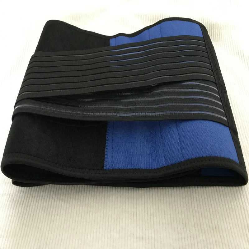 6XL Men Sweat Waist Cinchers Slimming Girdle Neoprene Abdominal Shaper Belt Tummy Trimmer Support Back W250910
