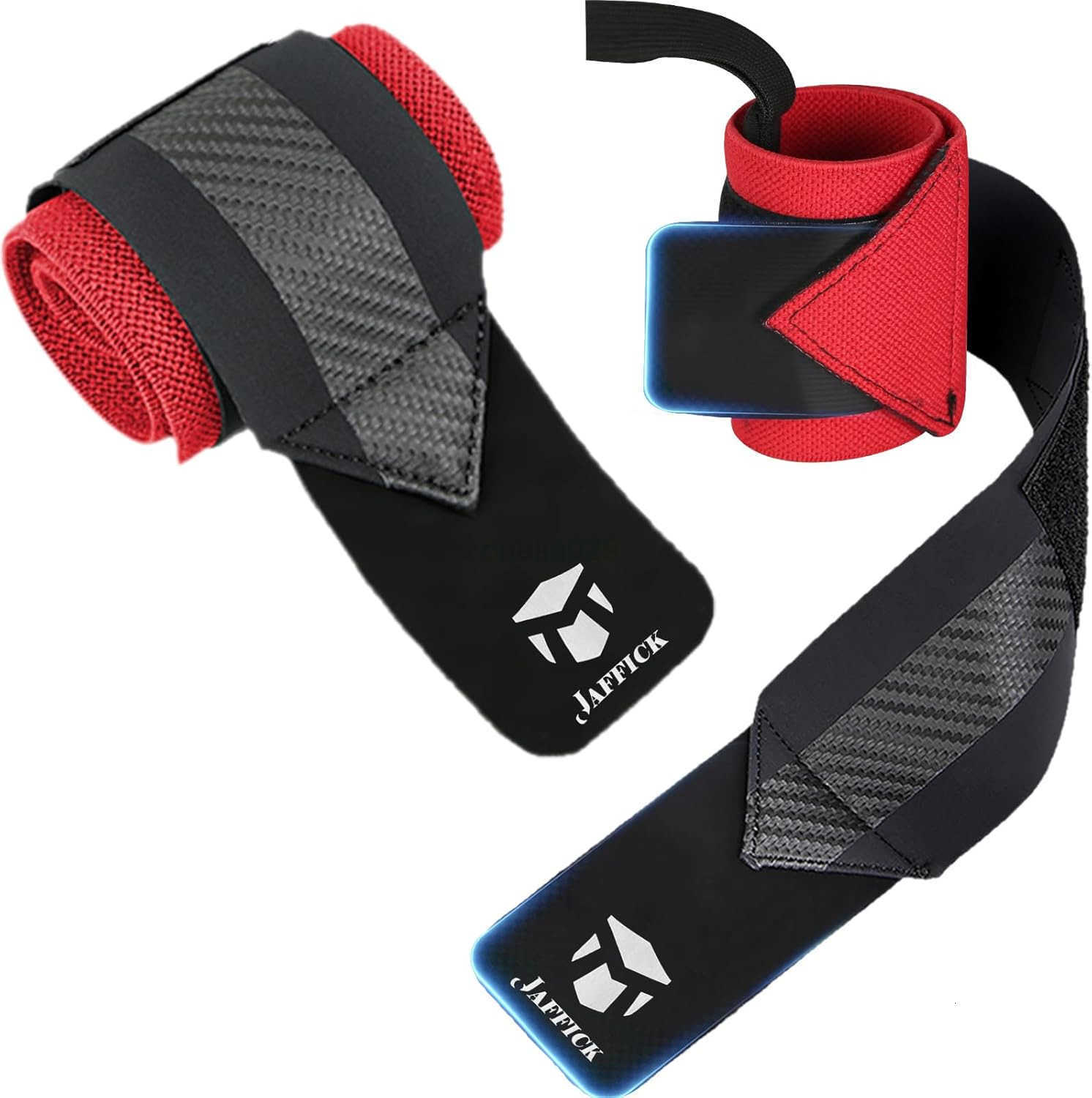 DoubleLayer Reinforced Wrist Wraps for Weightlifting Men Women Thumb Loop Design for Powerlifting Crossfit Bodybuilding Deadlifting Fits Both Hands W2