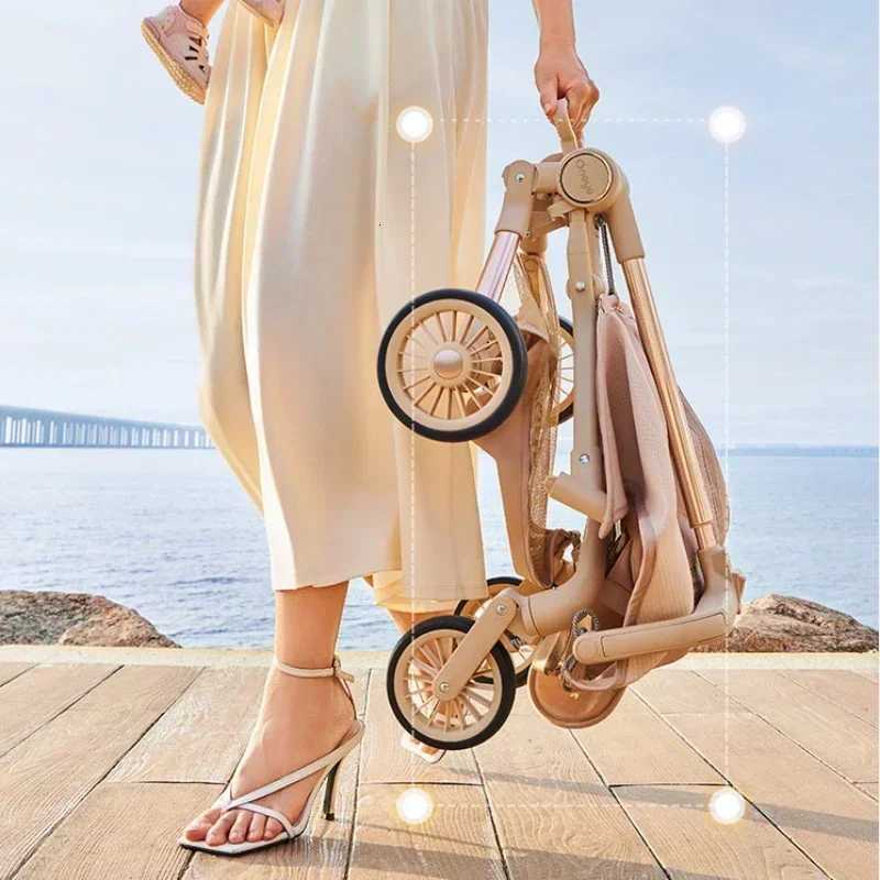 Baby Stroller Lightweight Outdoor Travel Stroller Foldable Portable Pocket Stroller Lightweight Fourwheel Baby Carriage W250910