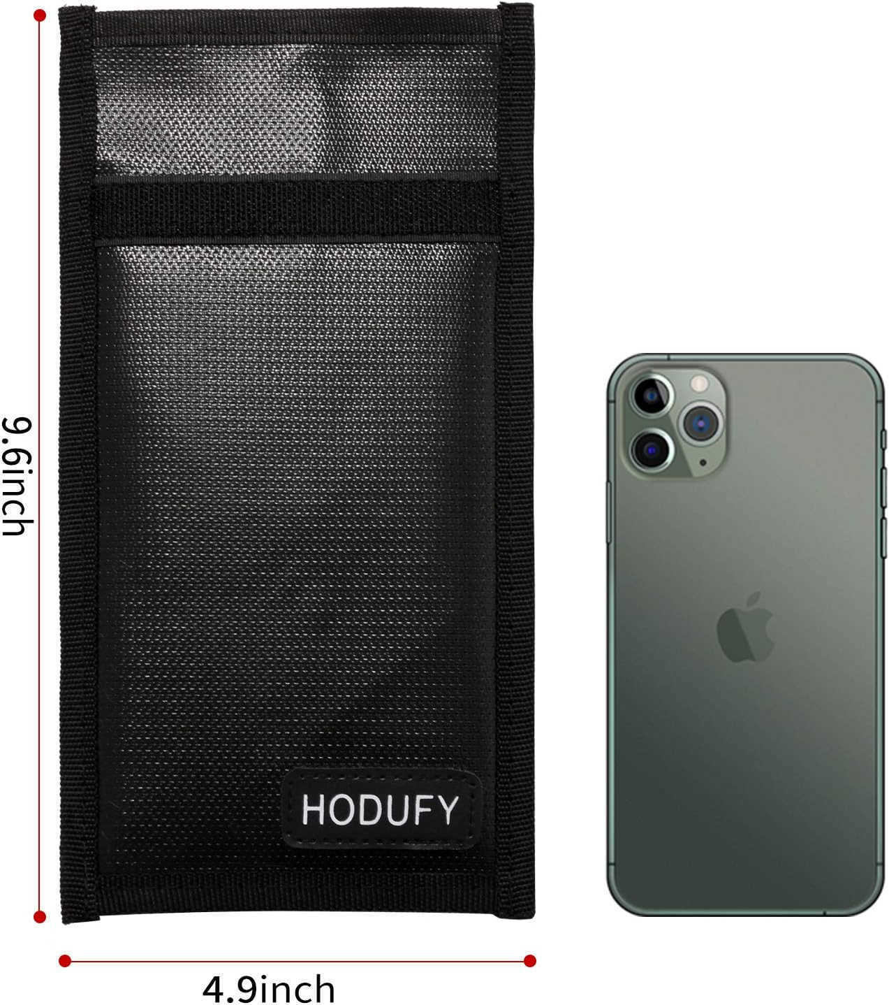 Bags for Key Fob 2 Pack 77 x 47 Inches Faraday Cage Protector Fireproof Waterproof Cell Phone Signal Jammer Signal Blocking Bag AntiTheft PouchW250910