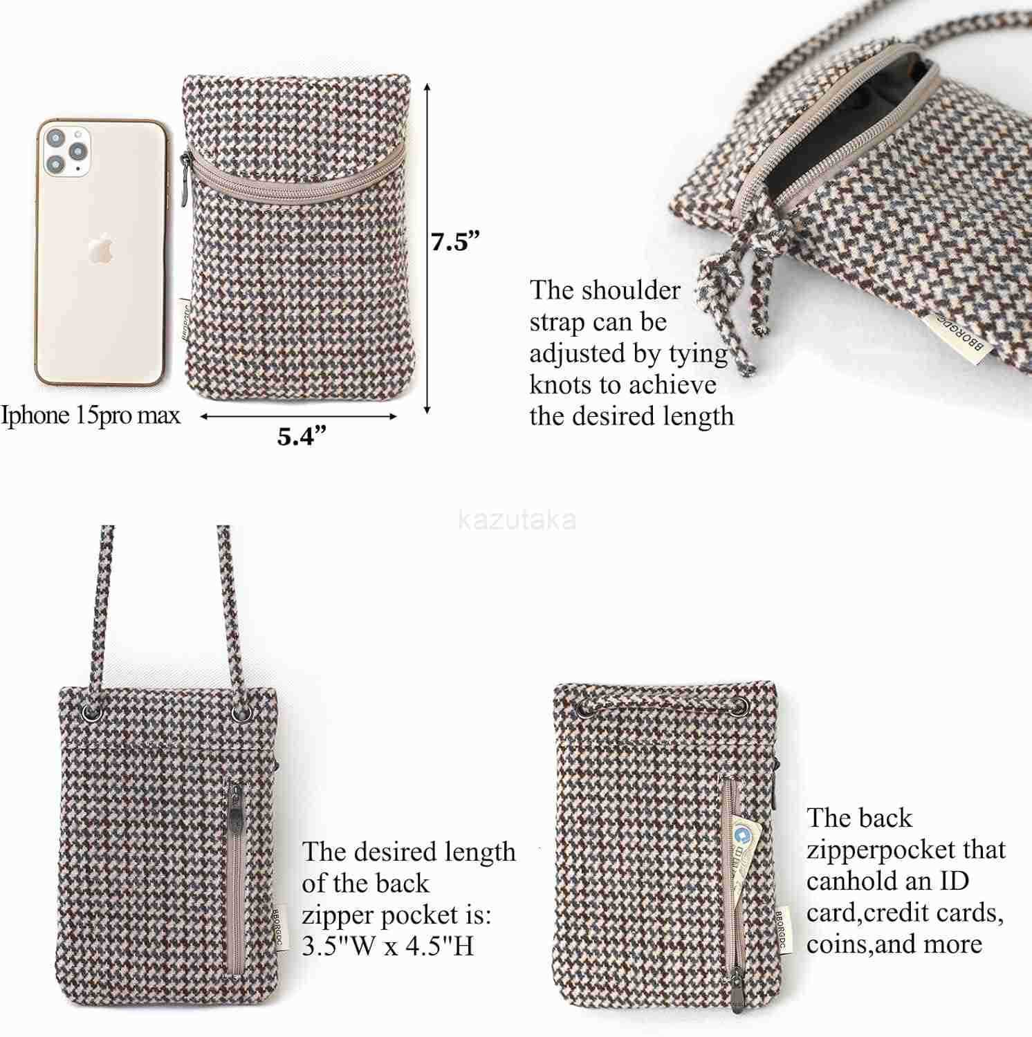 Small Crossbody Women Cell Phone Purse Wallet Bag With Shoulder Strap Z250910