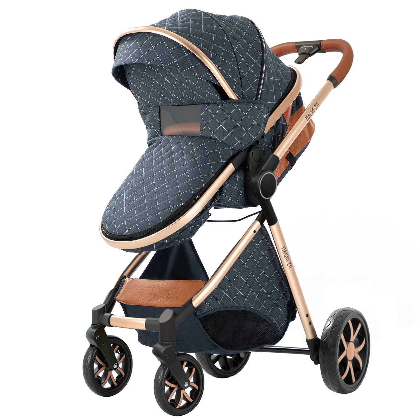 Baby Stroller Travel System Stroller Lightweight Stroller Foldable Stroller Pushchair Toddler Stroller with Canopy for Newborn W250910