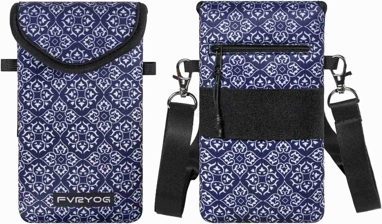 Phone Sleeve Pouch Case Bag for Men Women wCrossbody StrapNeck Lanyard for iPhone 1615 Pro Max Z250911