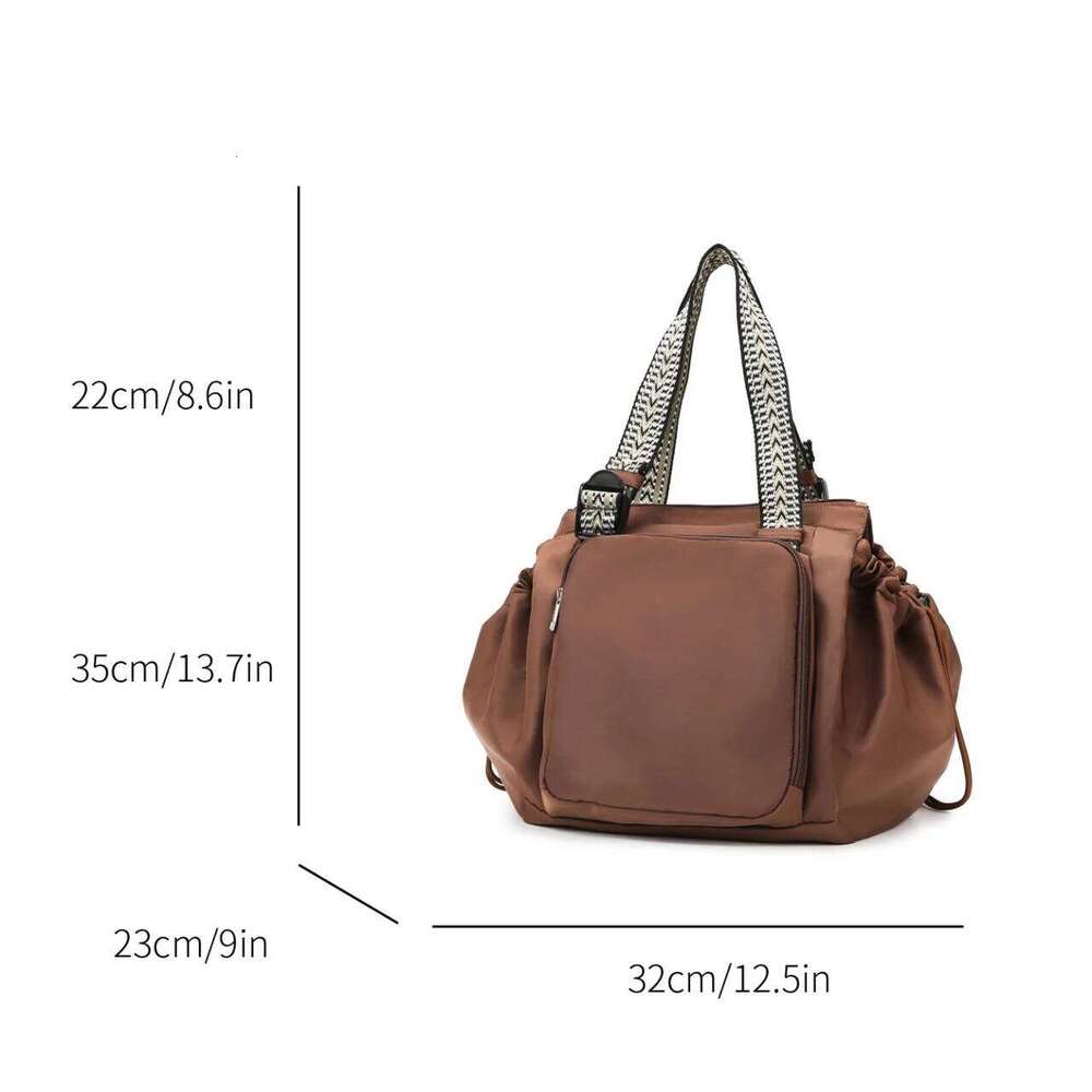 14-pocket Large-capacity Foldable Diaper Oxford Fabric Durable Multifunctional Mommy Bag Carrying Light Backpack