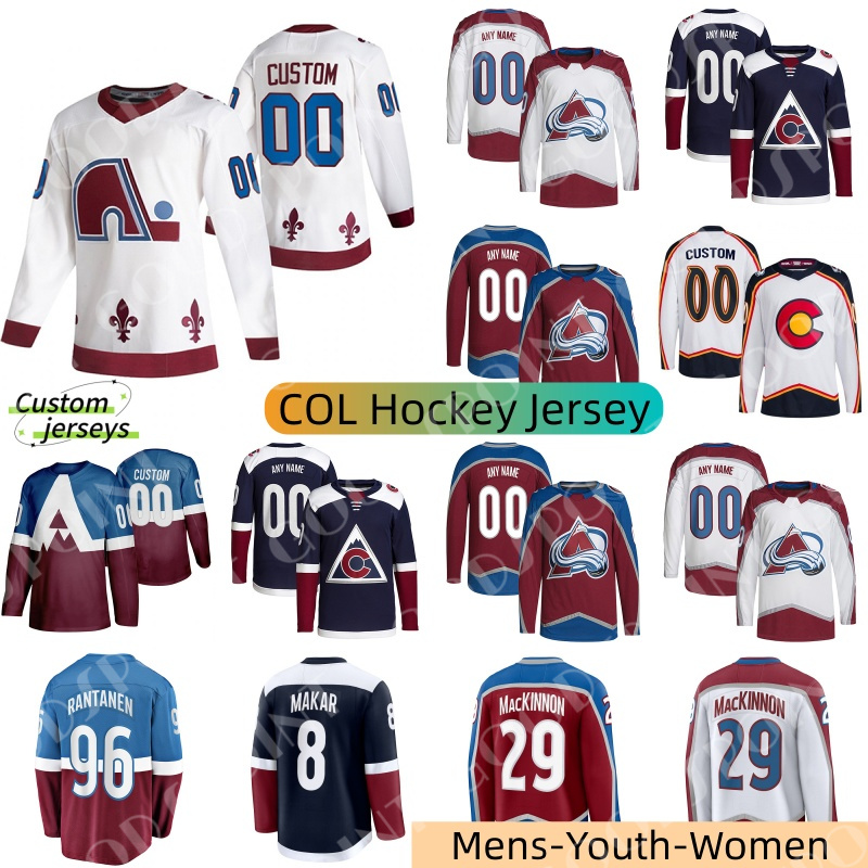 COL hockey jersey Cale Makar Landeskog #29 Nathan MacKinnon Collorado Avalanche jersey Gabriel Colton Wood Artturi Lehkonen Nichushkin 25 26 Mens youth Jerseys