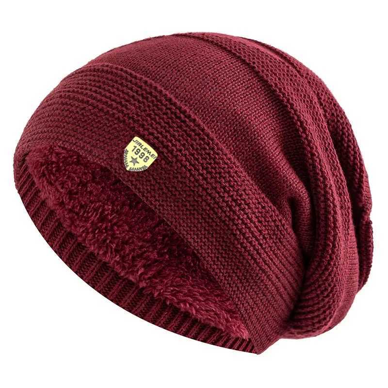 2025 SkiiNew Knitted Hats Warm Knit Skl Warmer with Thick Fece Li Winter Hat and Scarf for Men Wen G250910
