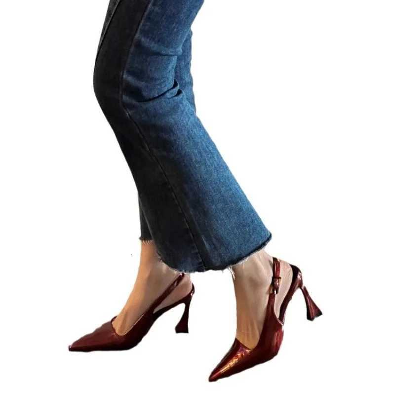 Fashion High Heels Luxurious Versatile Womens Shoes Slim Heel Temperament New Heeled Sandals Spring Elegant Pointed 2025 Pumps W250910
