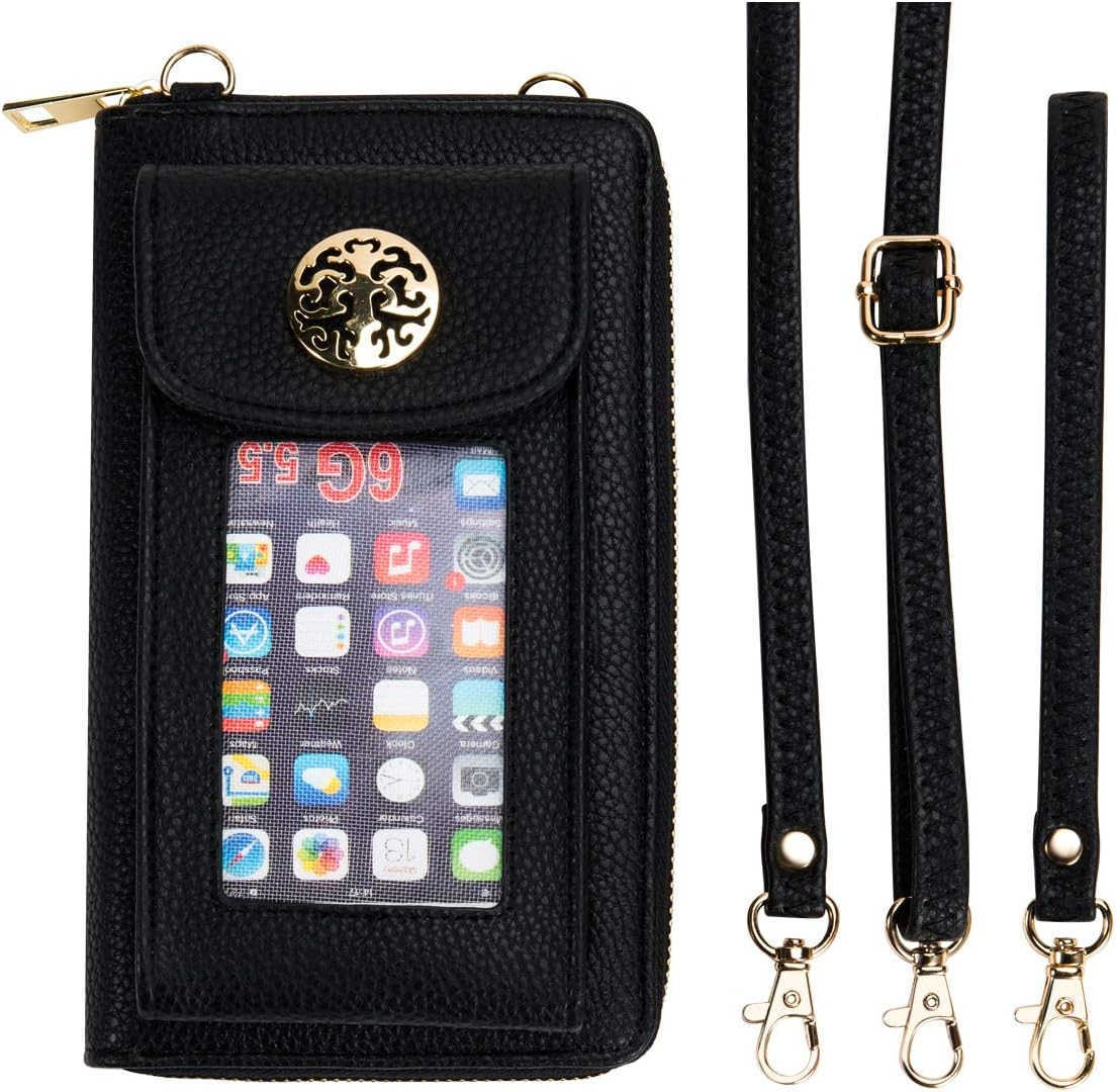 Small Crossbody Purse Cell Phone Wristlet Wallet for Women RFID Z250910