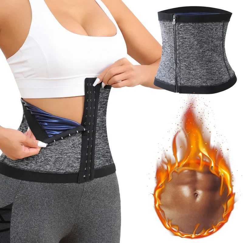 Sauna Sweat Shaper Belt Thermo Tummy Control Shapewear Slimming Girdle Workout Waist Corset Gym Abdomen Fat Burning W250910