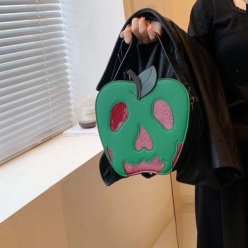 new Halloween bag luxury bag European and American personality funny apple leisure bag designer bag skeleton women s bag