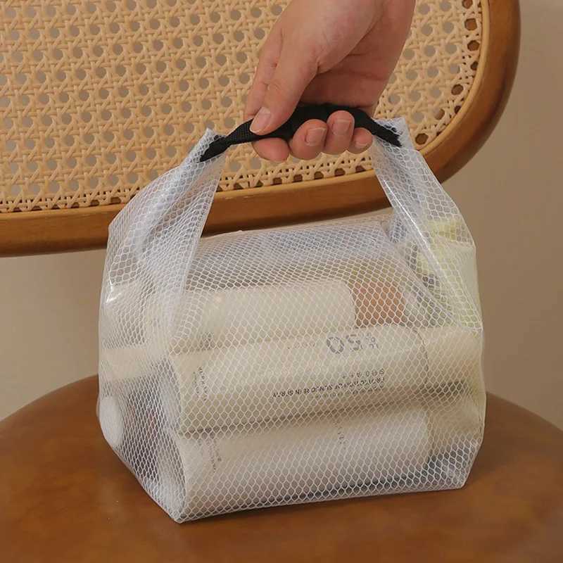 Large Capacity Waterproof Storage Bag for Fitness Clothing Swimming and Toiletries Stylish Drawstring Pouch for Men and WomenXJ250910