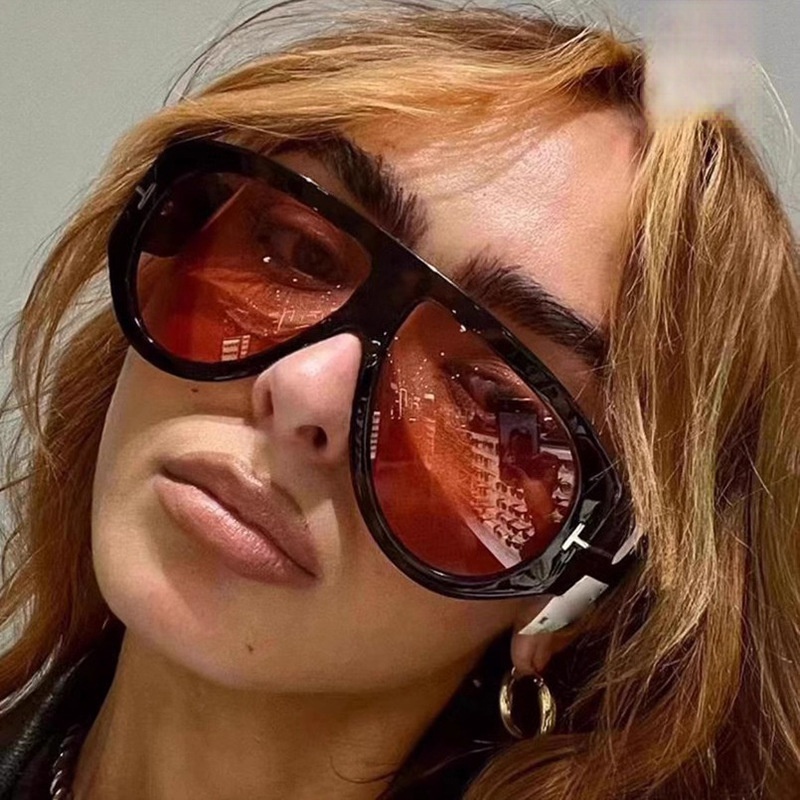Sunglasses Oversized Round Men 2024 Trendy Vintage Circular Big Frame Shades Fashion UV400 Shield Eyewear For Women