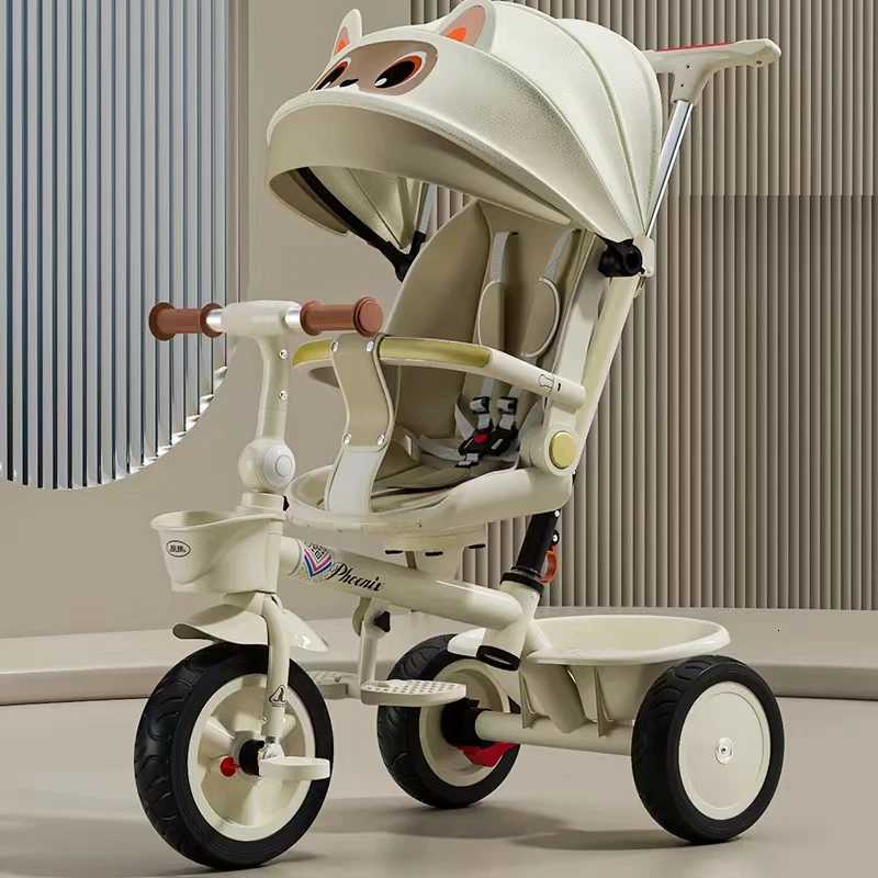 Multifunctional Childrens Threewheeled Pedal Car can Sit and Lie Down Twoway Large Baby Stroller 16 Years Old Bike W250910