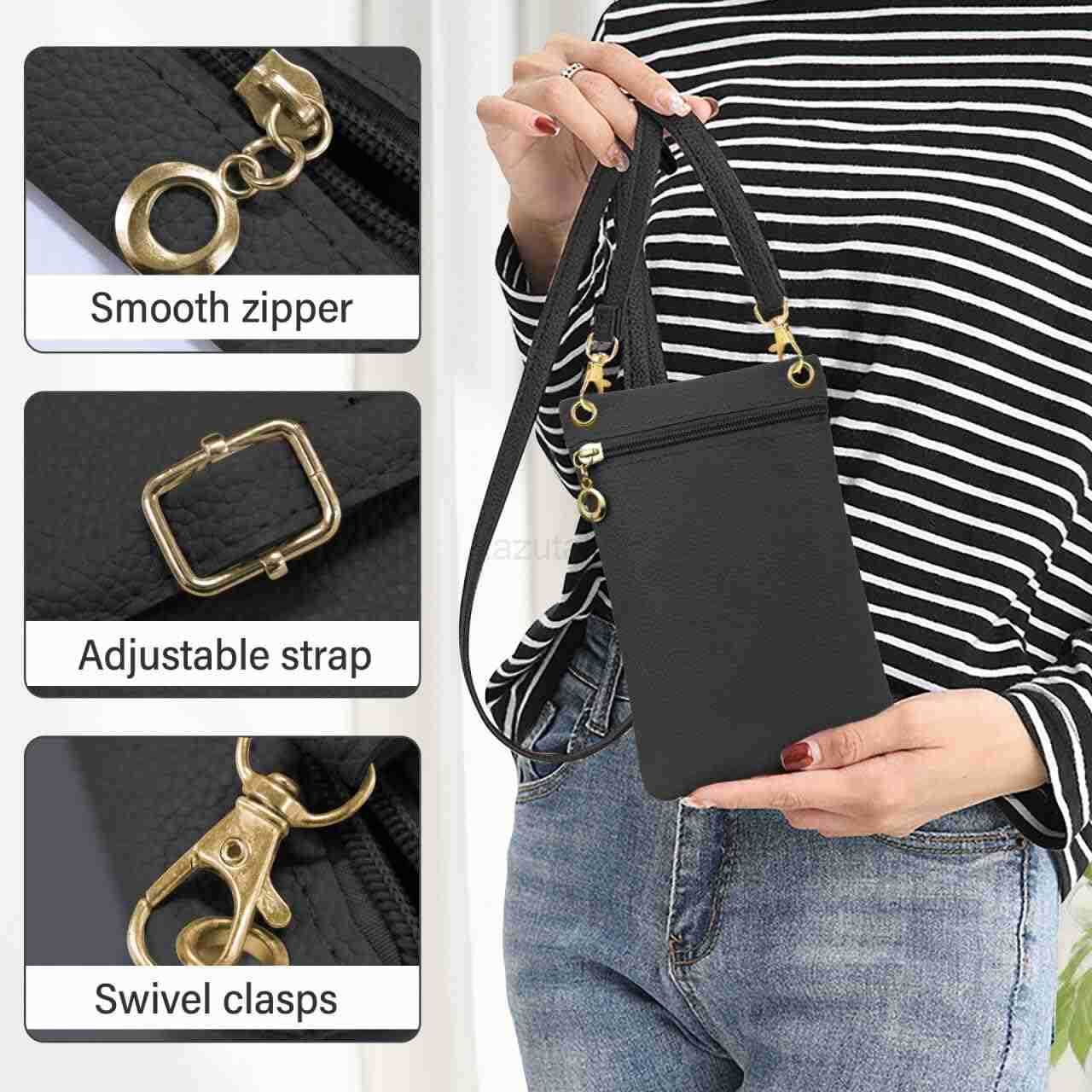 Cell Phone Purse PU Leather Phone Bag Cell Phone Wallet for Women and Girls Crossbody Phone Purse for Shopping Z250910