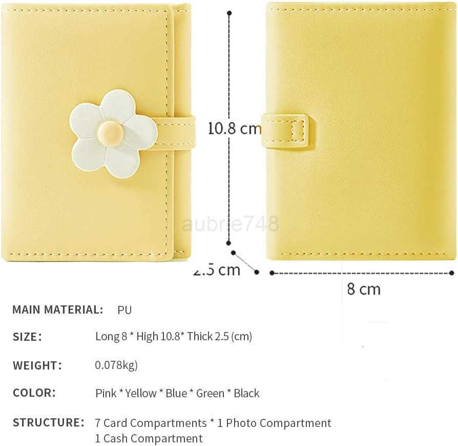 Small Wallet for Girls Women Trifolded Wallet Cash Pocket flowers Print Card Holder Coin Purse with ID Window elegant youthful and cute 2purpleAZ25091