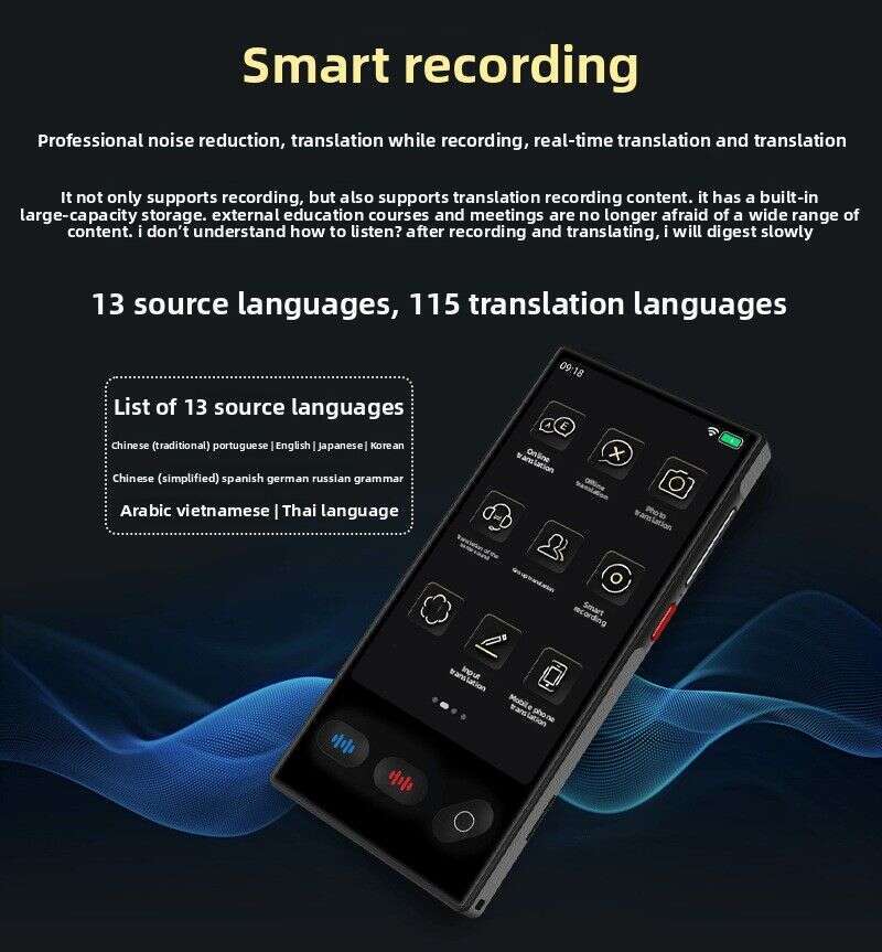 Smart Translator Offline No Network Needed Travel Abroad Portable Real Time Multi Language English Voice Photo