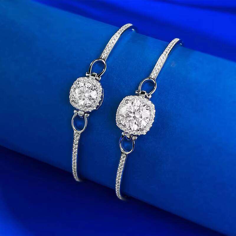 S Sier Classic Moissanite Bracelet