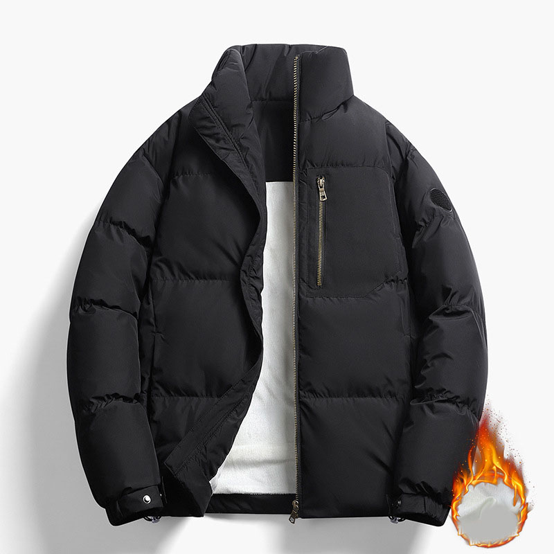 Free shipping designer Mens Jackets hot sales classic casual autumn and winter thick cotton Jacket mens versatile hooded loose warm cotton coat