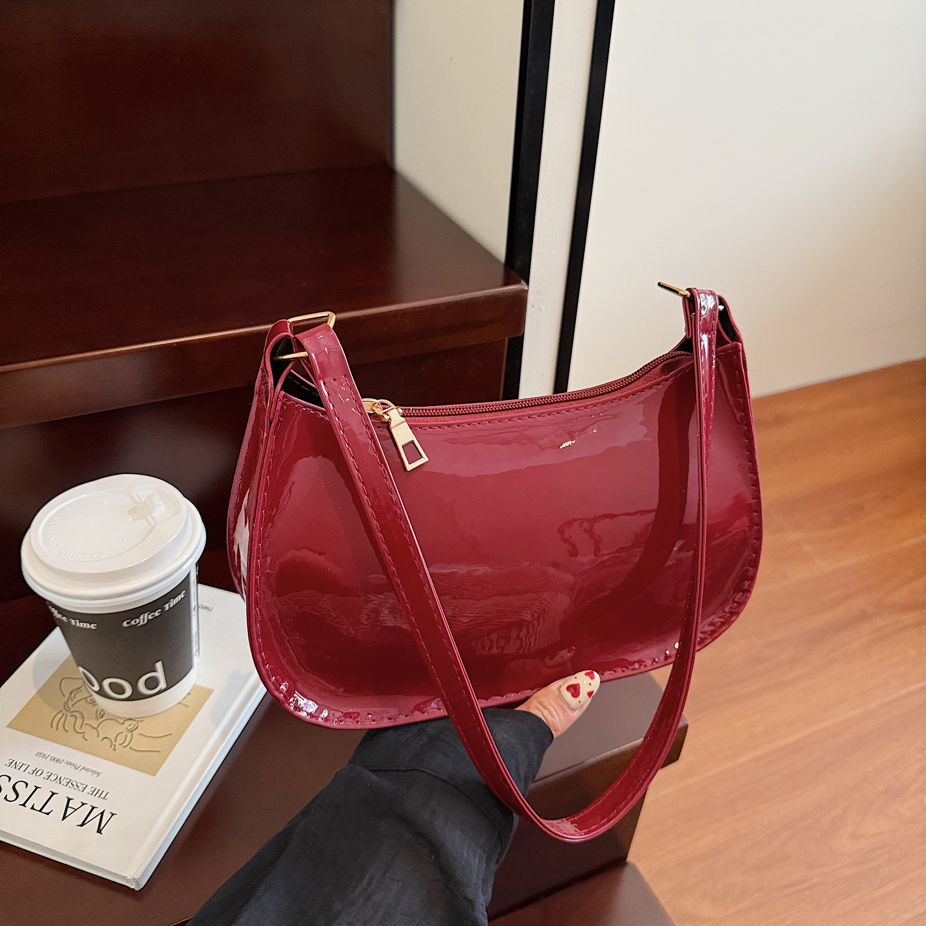 This Designer Bag Year S Trendy Fashion Luxury Bag Free Shipping Korean Version Single Shoulder Bag New Versatile Ins Style Solid Color Gentle Small S
