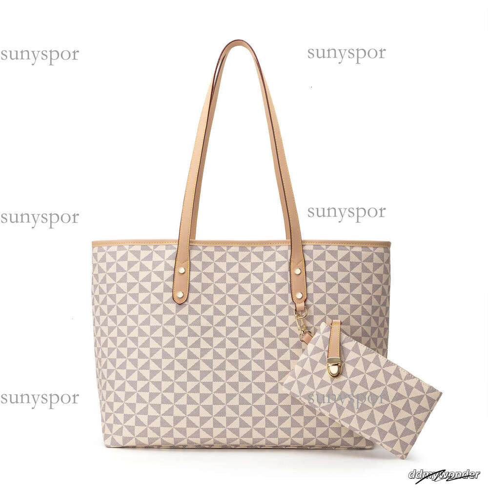 Lacel Urwebin Quilted Print Tote Bag Trendy Fashionable Versatile Emed Large Capacity Zipper Handbag