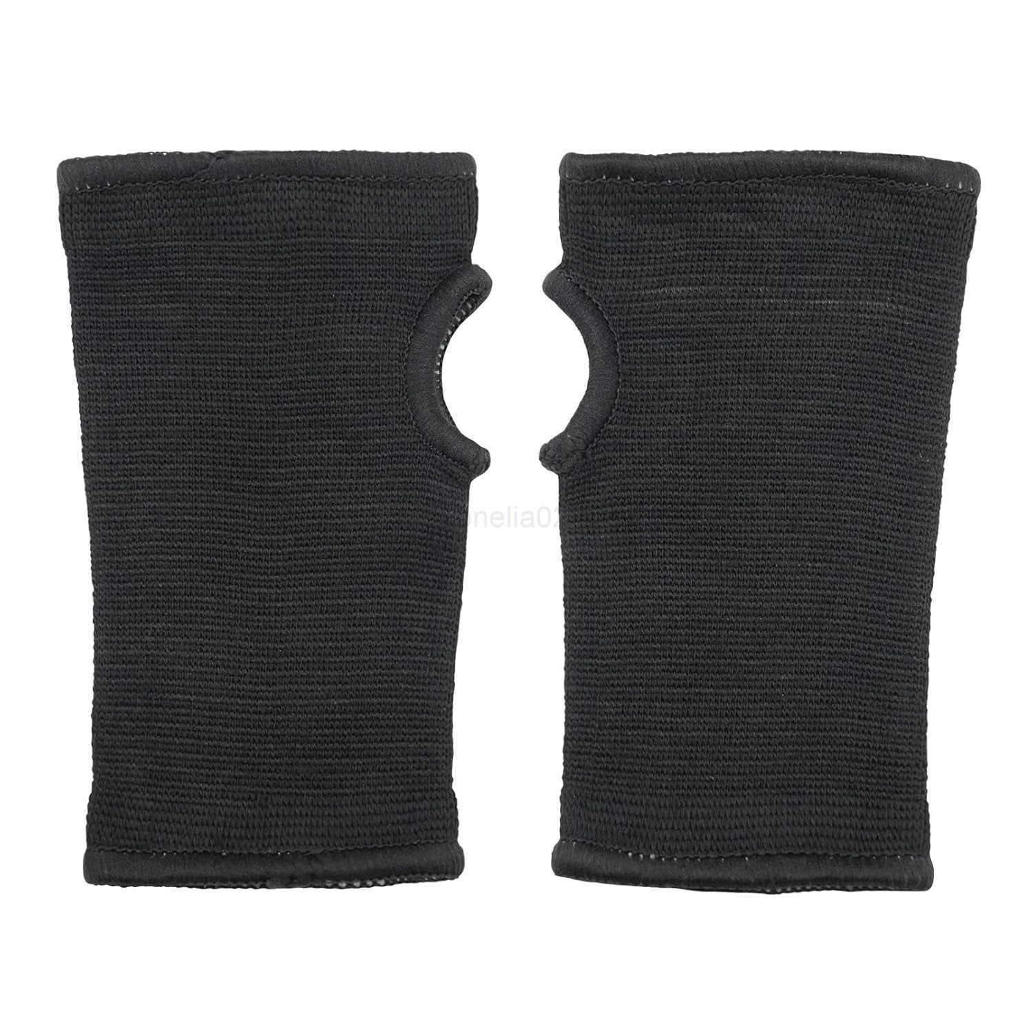 Hand Wrap Knitted Palm Sleeve Wrist Brace Hand Protection Support for 814 Years 1 Pair Black W250910