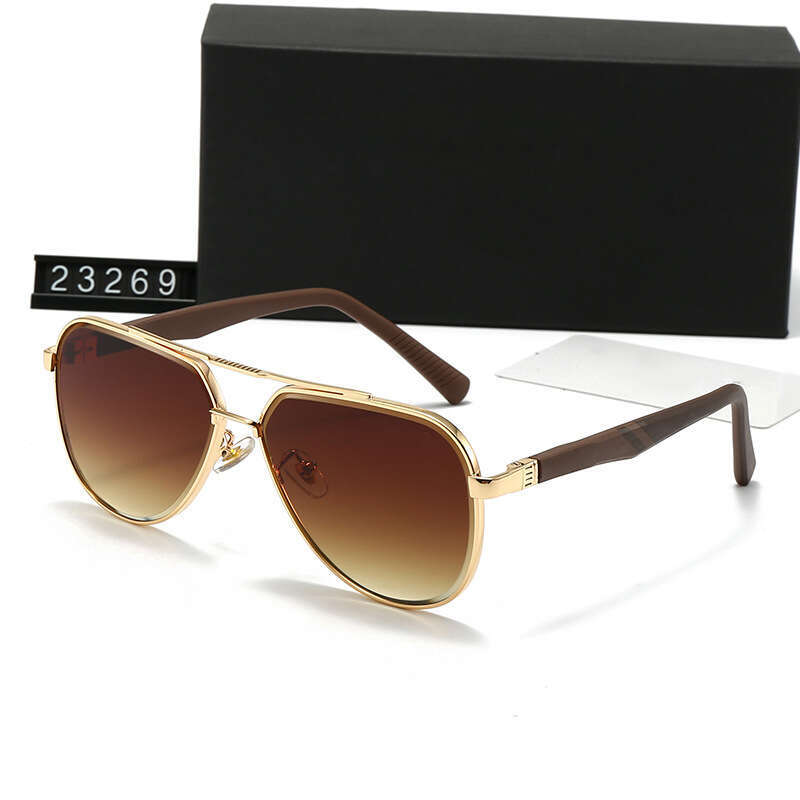 New Unisex Fashion Trendy Casual Glasses Metal Sunglasses 23269