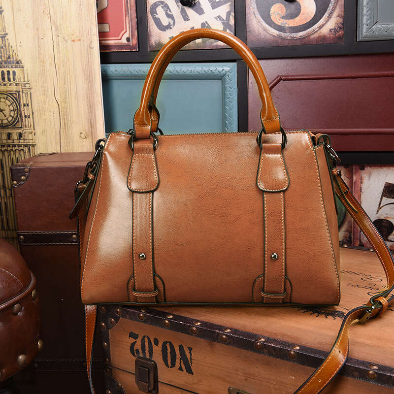 Women's New Genuine Leather Korean Style Crossbody Shoulder Bag for Women