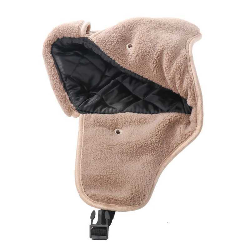 SupSin Men Winter Bomber Hat With Goggles Outdoor Motorcycle Windproof Warm Faux Fur Pilot Earfl Hat Leather Thermal UshankaXJ250910