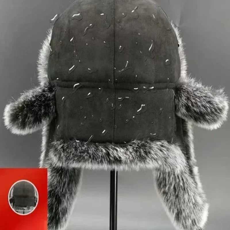 Winter Plush Bomber Hats for Women Men Imitation Faux Fur Russian Ushanka C Northeast C Unisex Warm Snow Bonnet Earfl HatsXJ250910