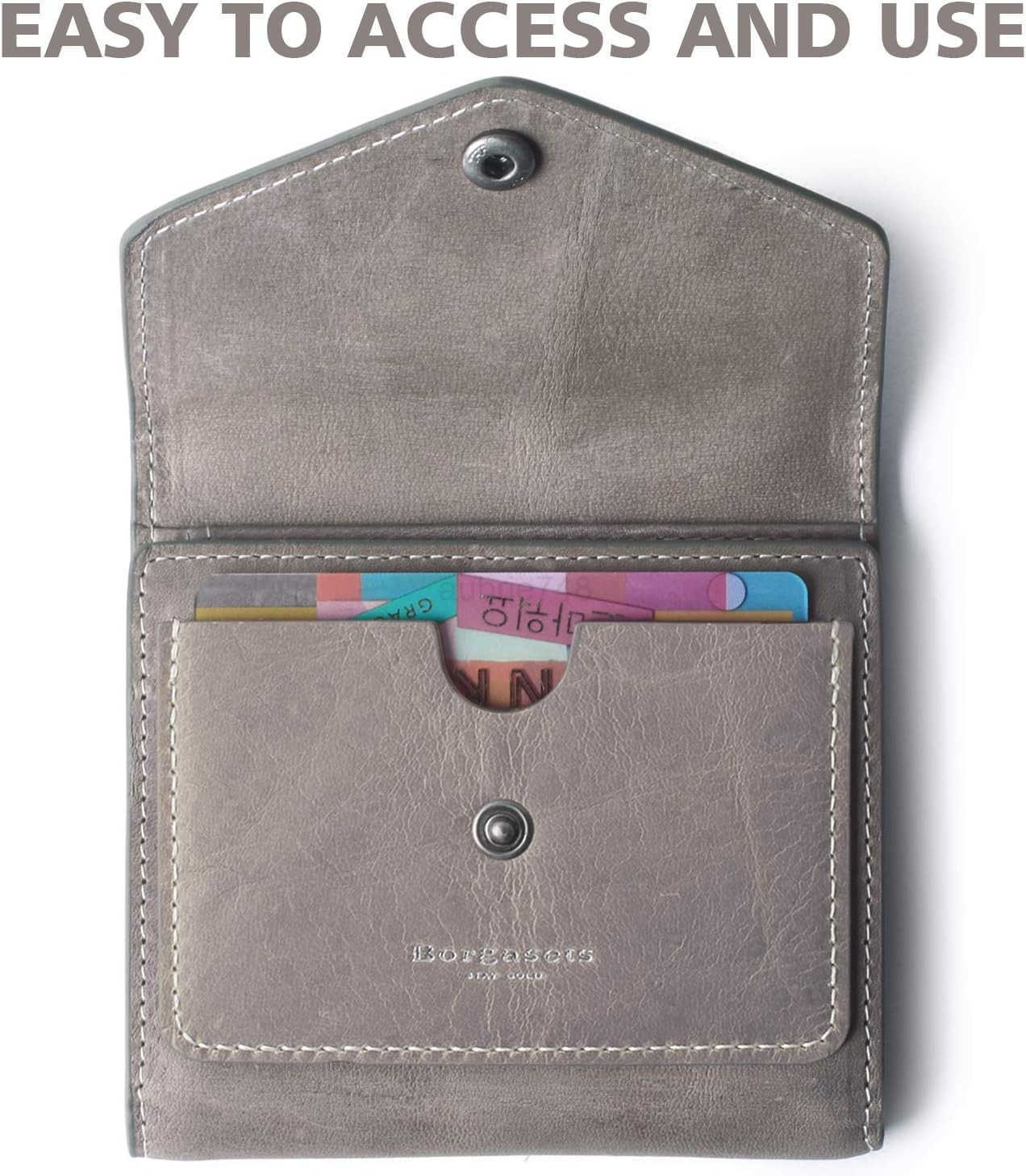 Small Wallet for Women Genuine Leather RFID Blocking Card Holder Organizer Pocket Compact Bifold Ladies Mini PurseZ250910