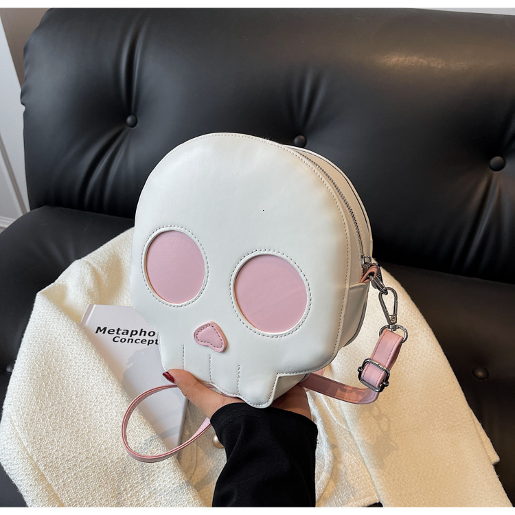 new shoulder bag luxury bag quirky personality crossbody bag designer bag Halloween large capacity women fashion s skeleton bag