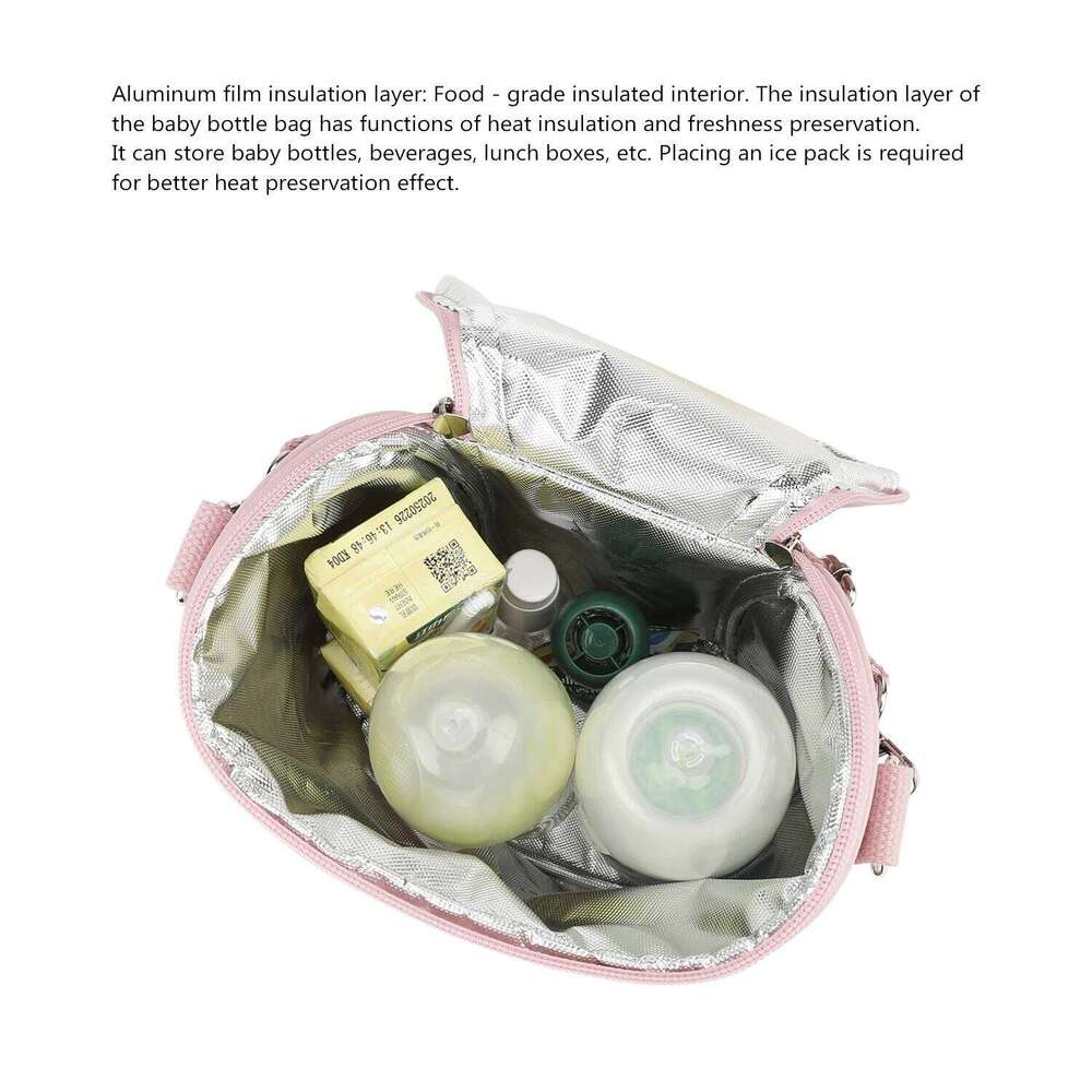 Portable milk bottle, mommy bag, breast pump storage bag