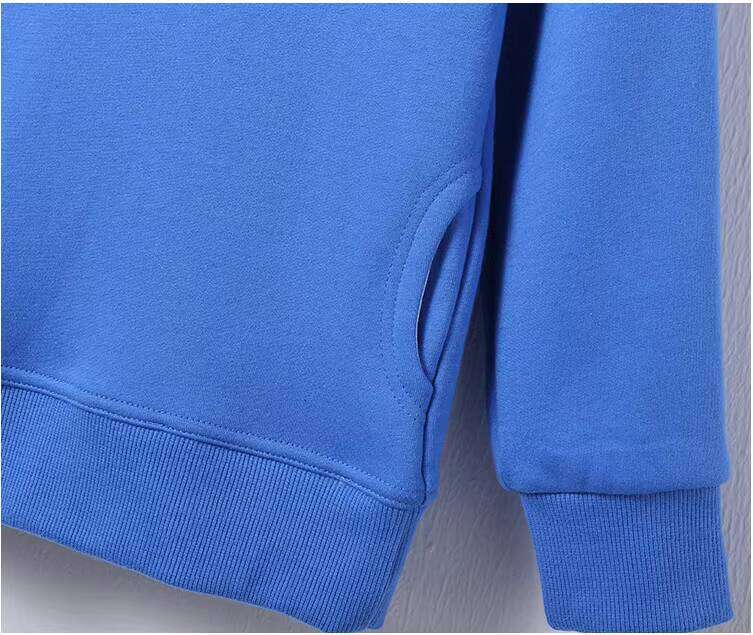 400gsm Heavyweight Wool Vet Cotton Hoodie Men's Oversized Sweatshirt Drop Shoulder Puff Print Solid Color