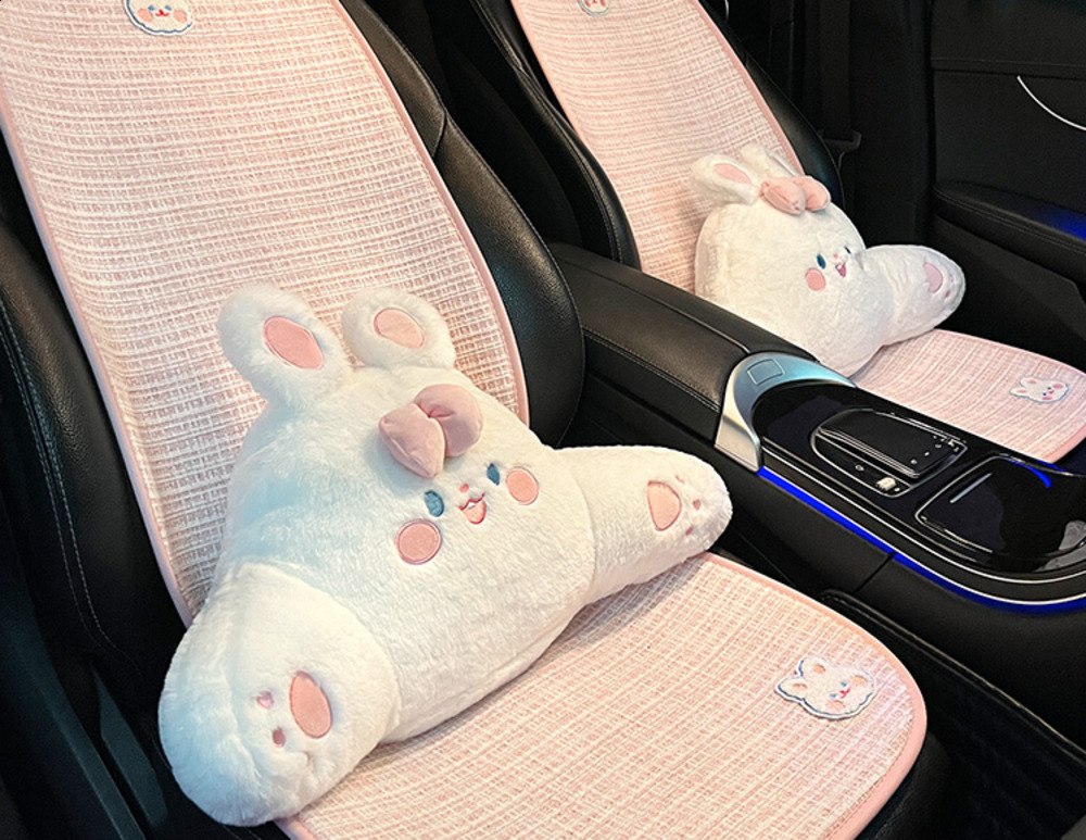 Linen Car Seat Cushion All Seasons Universal Ladies Breathable 2025 Cute Seat Cushion Cover Single Piece Summer Cooling Cushion 250910