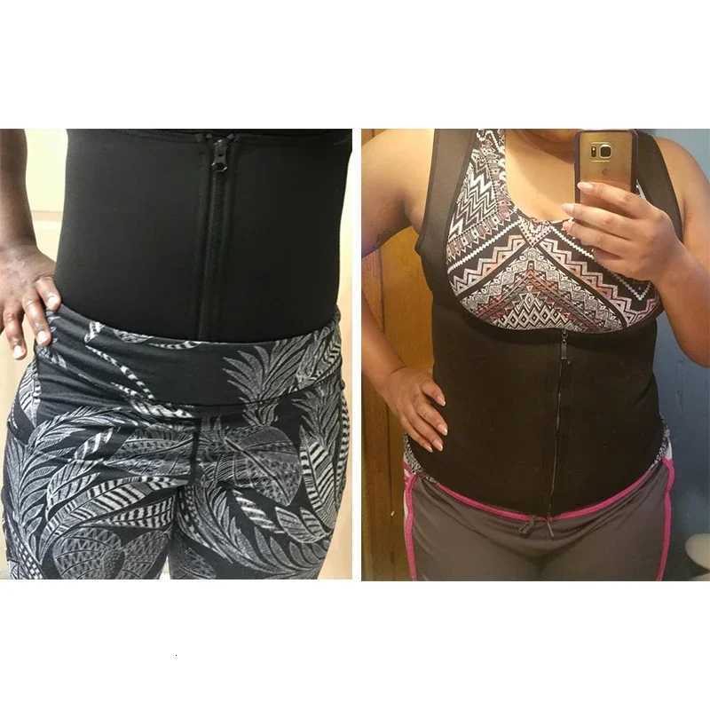 Women Sweat Waist Vest Slimming Corset for Weight Loss Body Shaper Sauna Compression Shirt Belly Girdle Tops Shapewear W250910