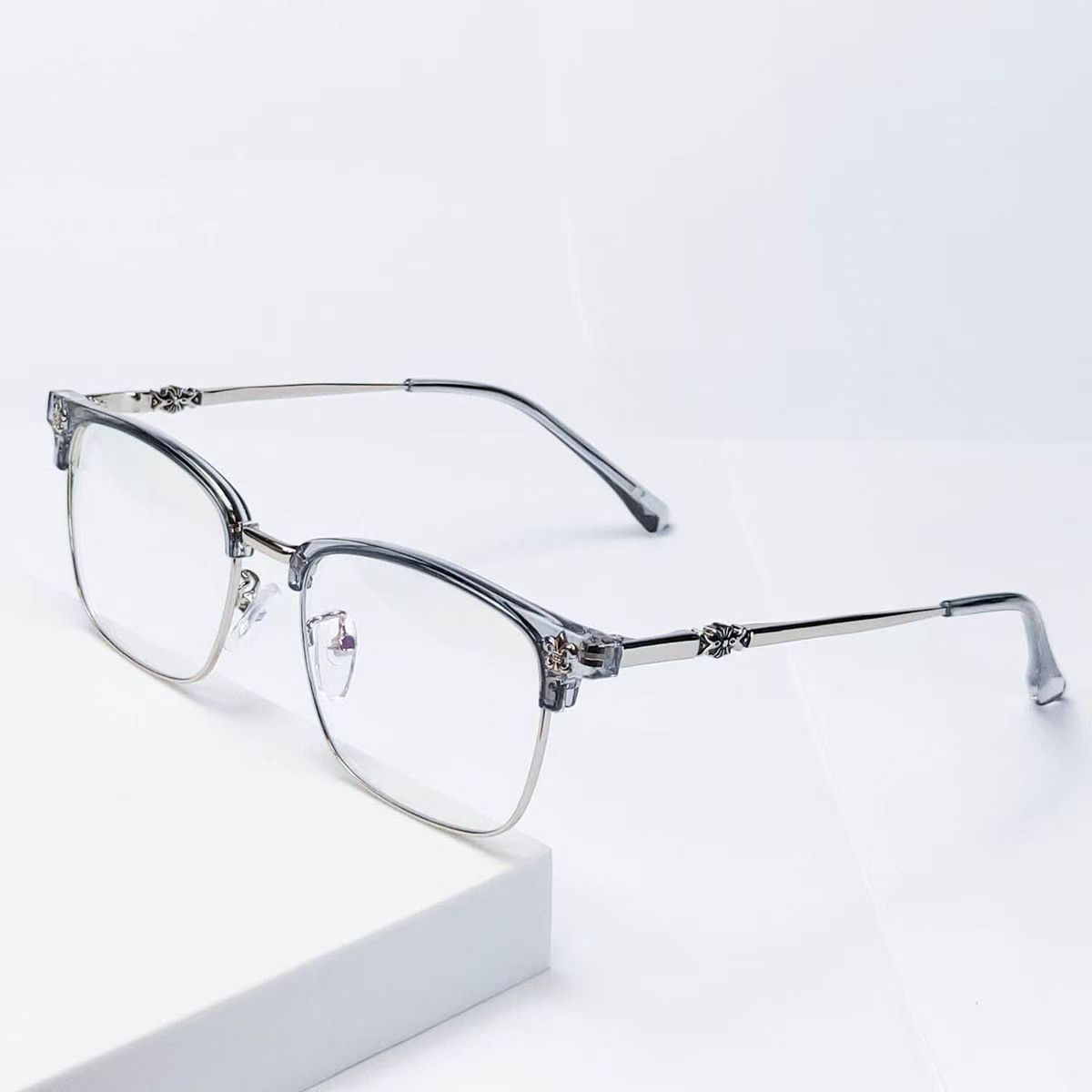 Designer Sunglasses For Women Men Business Glasses Frame Anti-blue Light Flat Mirror Glasses Square Frame Sunglasses KA8239