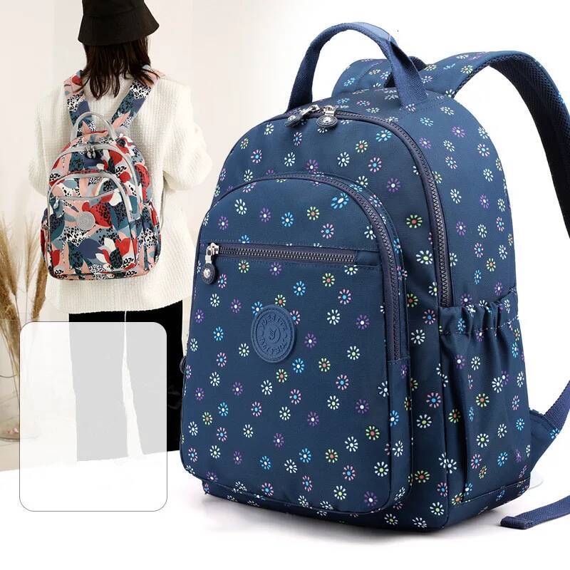 New Fashion Teenager Girls Floral Printing Backpack Student Baggage Women Leisure Travel Bag Rucksack high-quality