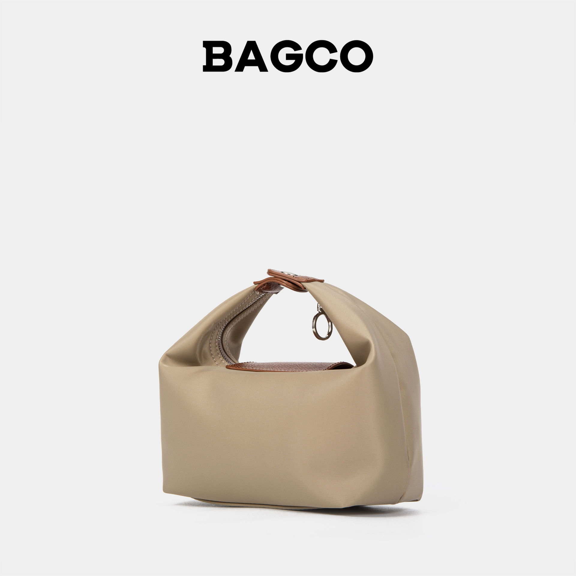 2025 New niche commuter PU shoulder bag women's fashion versatile crossbody bag dumpling handbag women's small bag contrast color