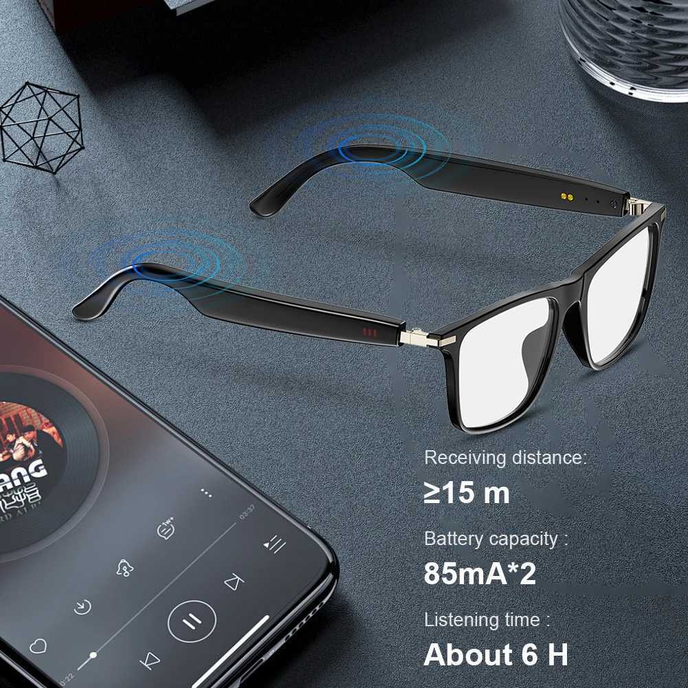Smart Glasses with AI Translator BT Glasses HandsFree Music Calls Outdoor Sports Headphones for Men Women T250910