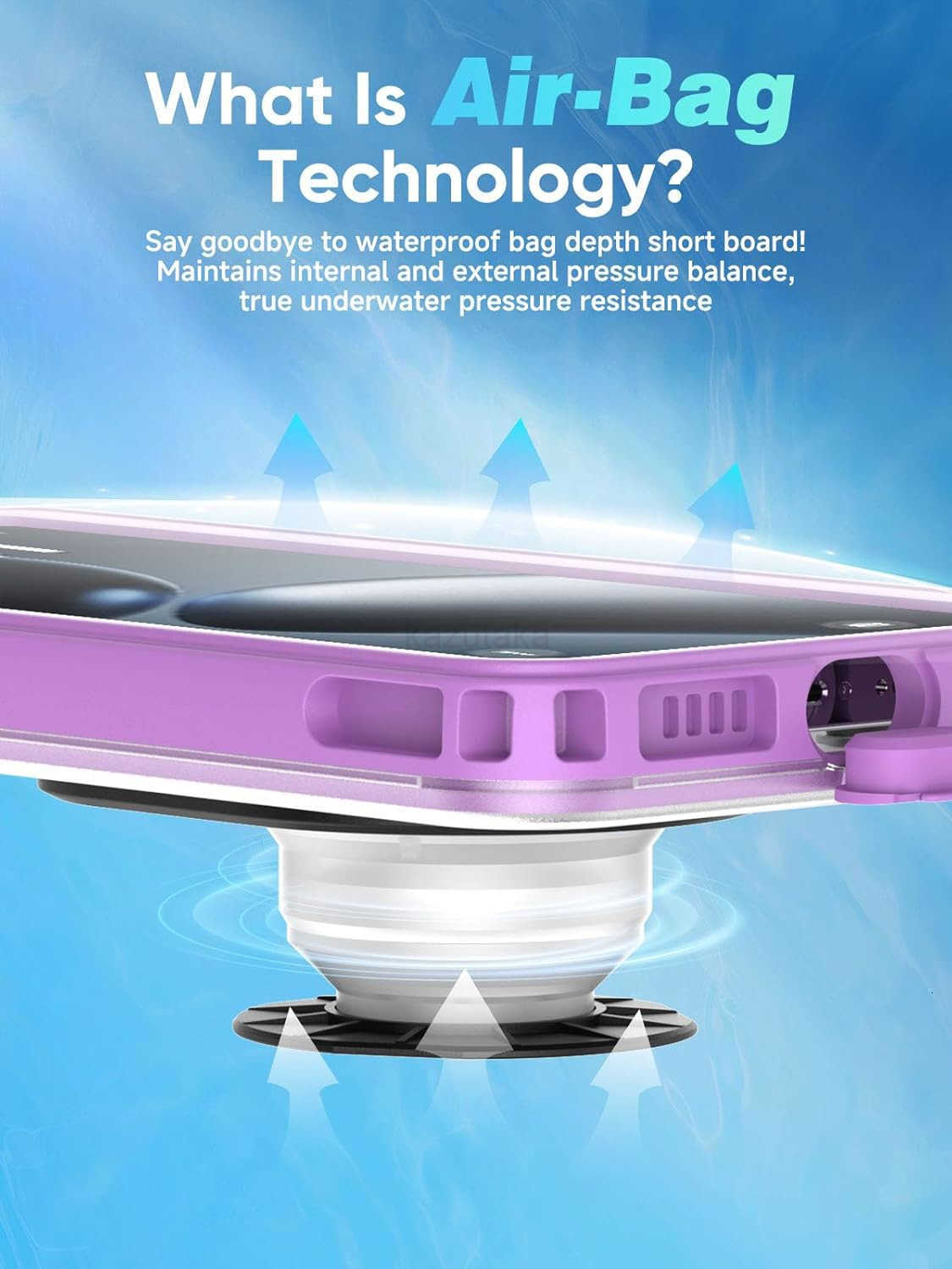 IPX8 Waterproof Phone Case 75 2025 Upgraded underwater phone cases for snorkeling and DivingUniversal Dry Bag Pouch Fit for iPhone 16 Pro Max 15 14 S2
