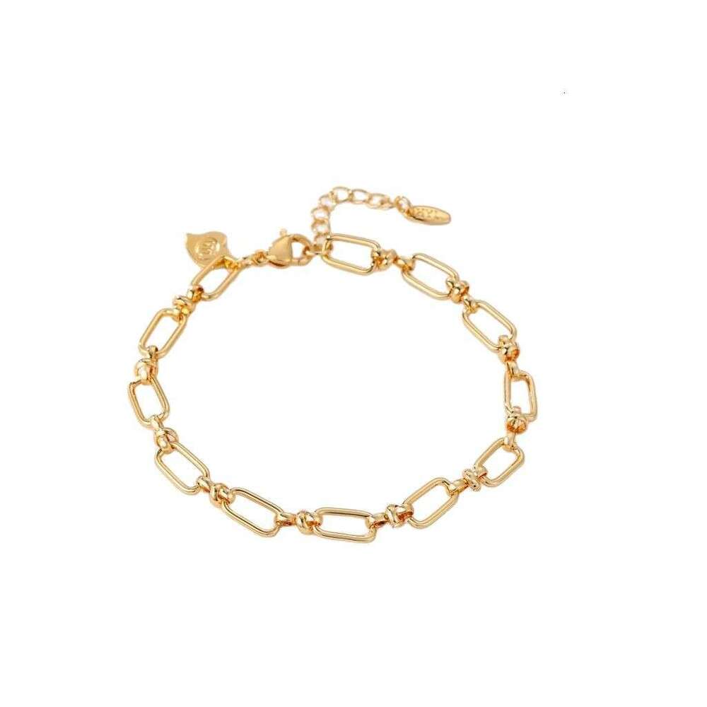 Internet Celebrity INS Style Street Fashion Square Chain Unisex Niche Design Bracelet Jewelry for Women