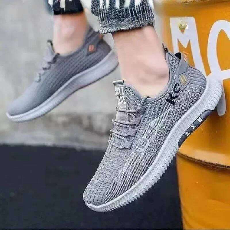 Summer New Casual Shoes Men's Breathable Mesh Sports Shoes Light and Comfortable Trendy Sports Shoes Zapatos De Hombre