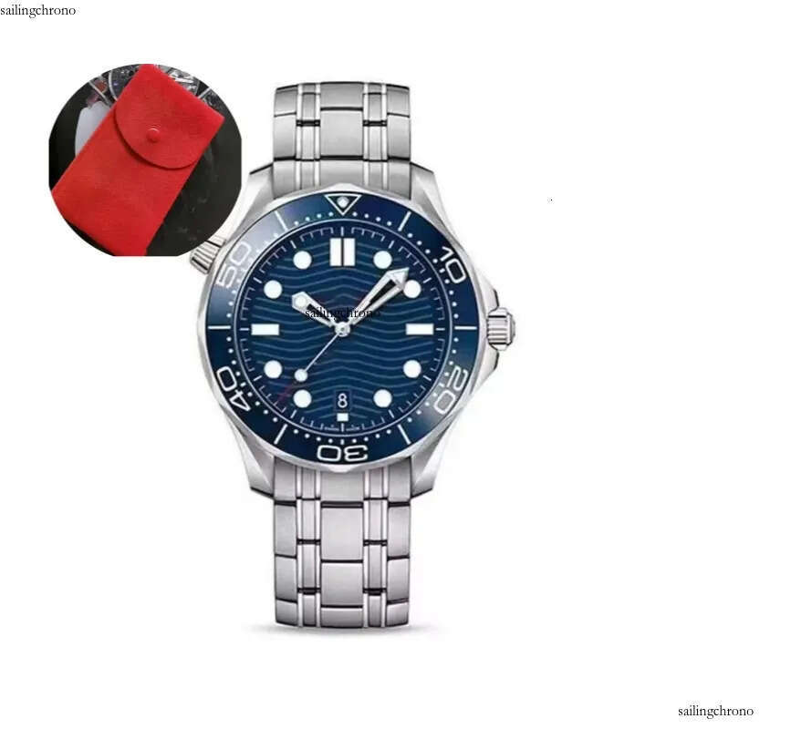 3A Quality designer mens high quality Sea 007 Master James Leather Bond orologio uomo Automatic Mechanical Jason007 watch f9