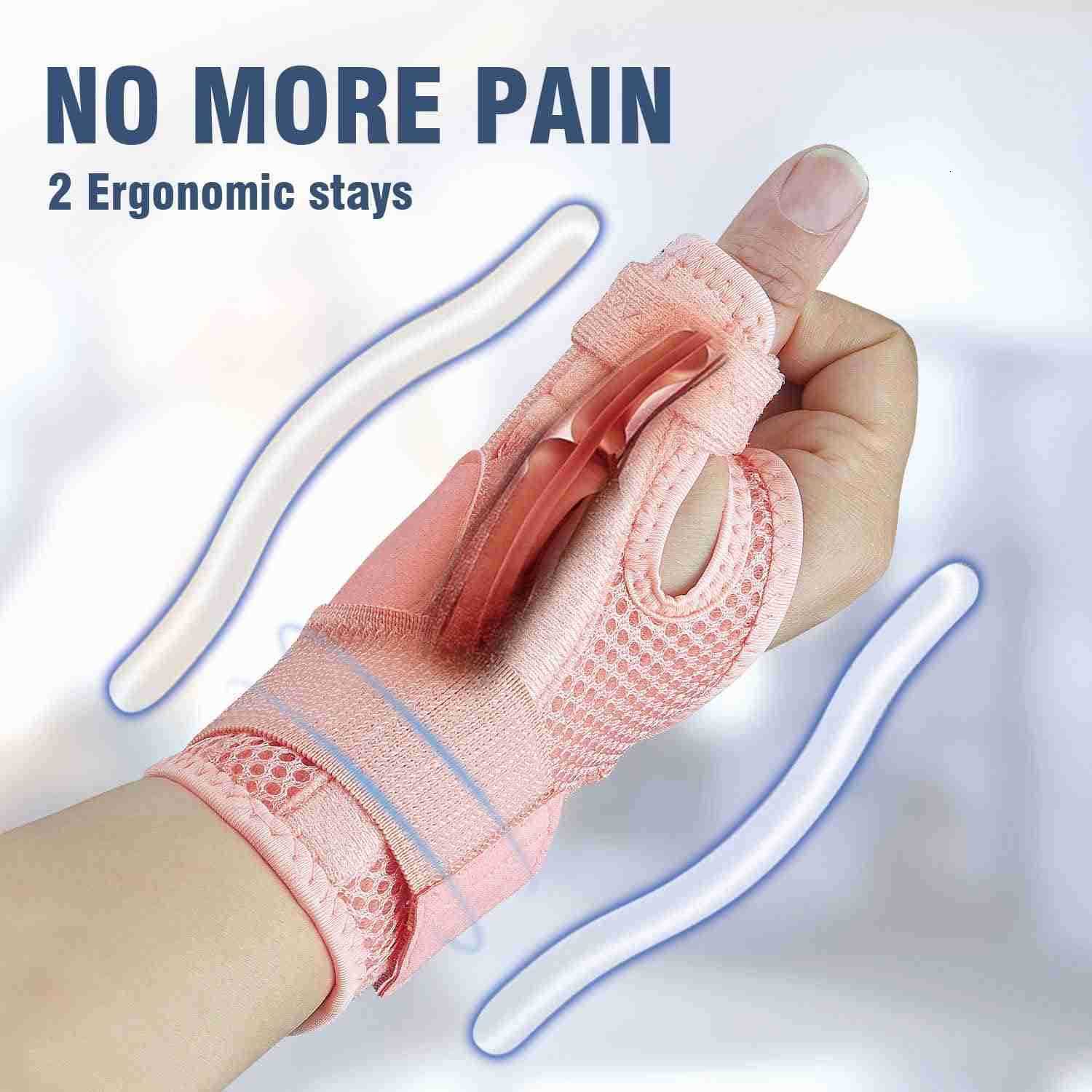 Brace Thumb Spica Splint for Right Hand or Left Hand for Arthritis Pain Support Trigger Thumb Splint and Stabilizer for Carpal Tunnel Pain Relief Tend