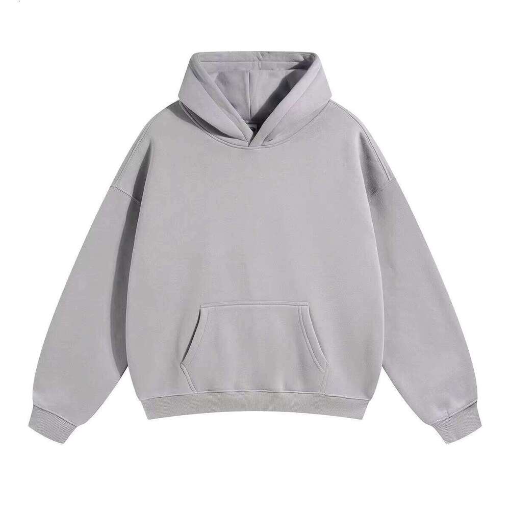 350gsm 100% Cotton Unisex Oversized with Puff Print and Embroidered Logo Fashion Wool Hoodie