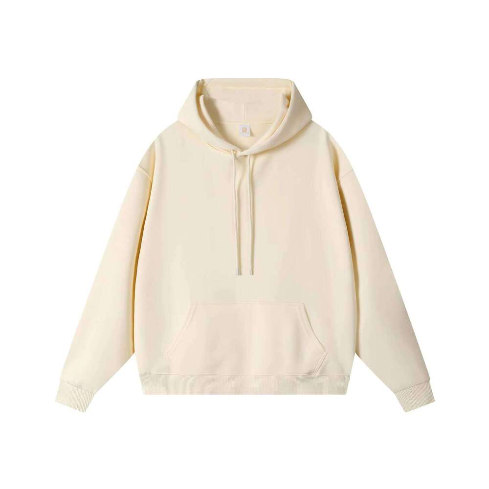 High Quality 350g Drop Shoulder Pullover sweatshirts Heavyweight Long Sleeve Oversized Hoodie