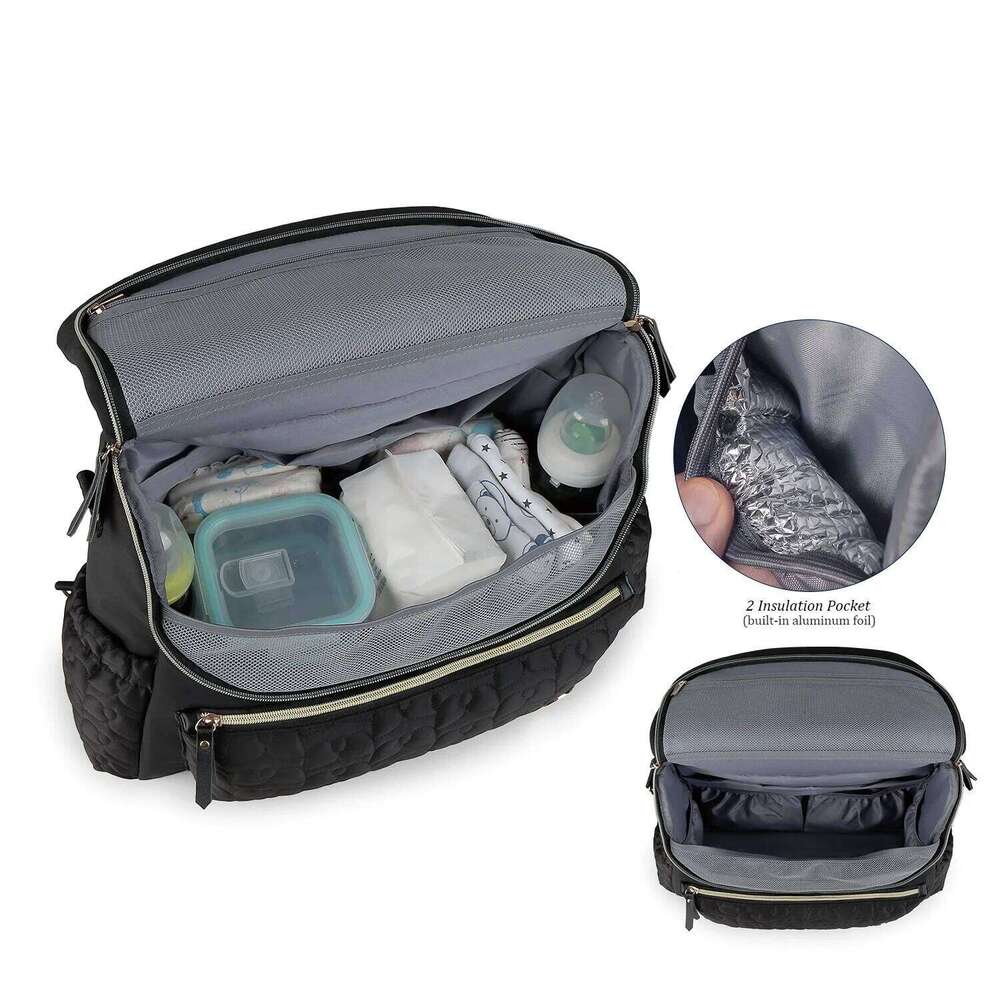 Baby Diaper Backpack For Maternity Nappy Bag Removable Shoulder Straps Fashion Waterproof Mommy Handbag With Changing Pad