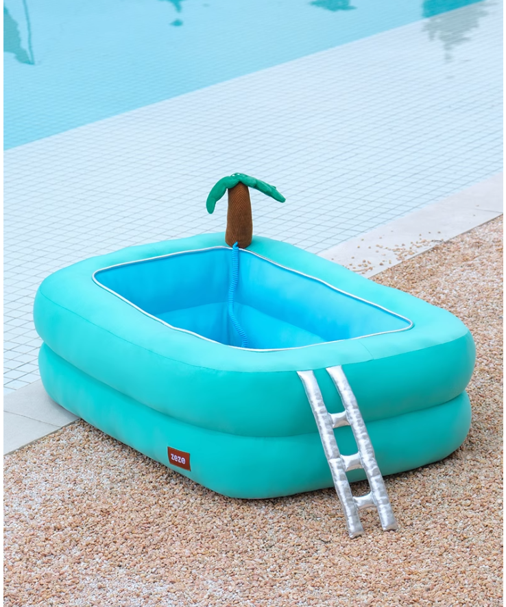 Summer Friendly Swimmable Pet Mattress: Easy-Wash Dog/Cat Cozy Bed