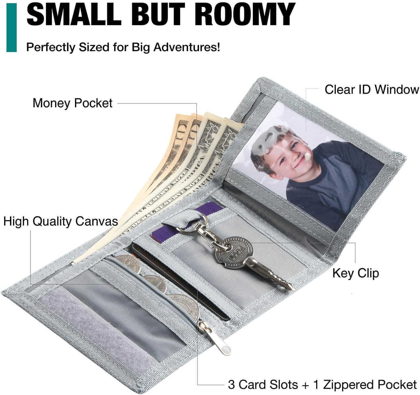 Wallet for boys Little boys Wallet for Ages 456789101112 Monster Truck Toddler Wallets with Coin Pocket Novelty Christmas Birthday GiftsZ250910